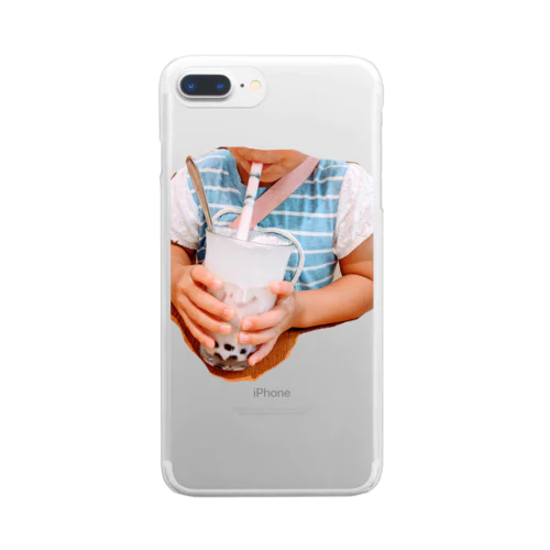 タピオカ Clear Smartphone Case