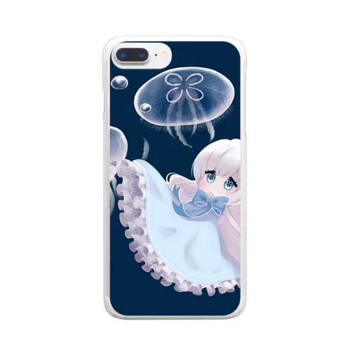 みずくらげちゃん Clear Smartphone Case