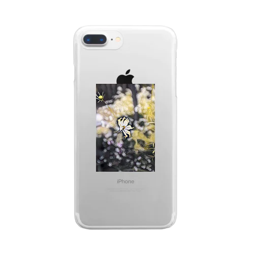 咲き続ける Clear Smartphone Case