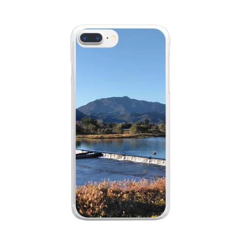 山と川 Clear Smartphone Case