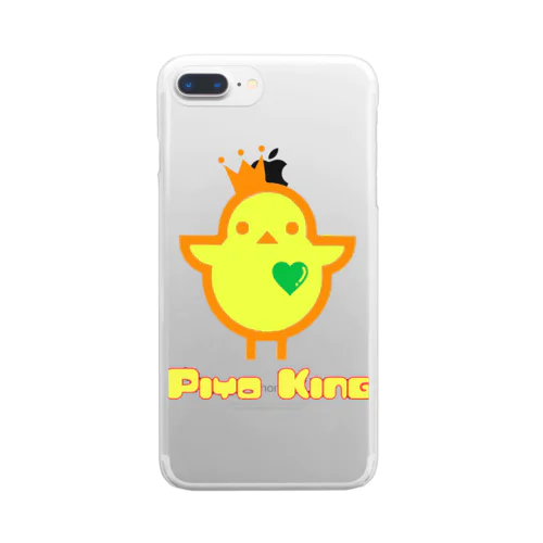 Piyo King Clear Smartphone Case