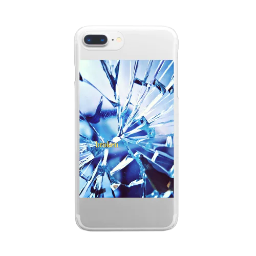 broken Clear Smartphone Case