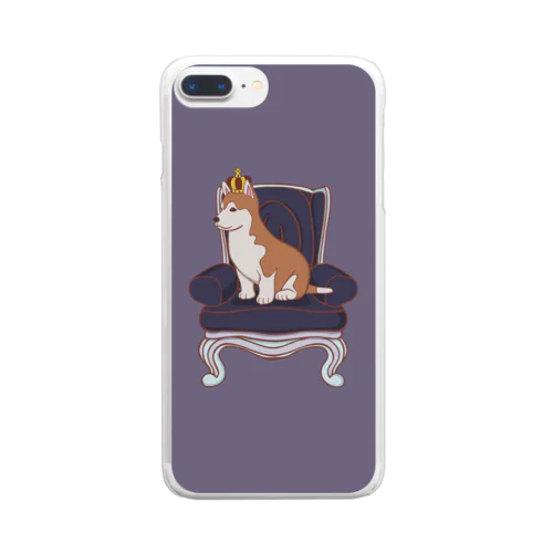 King Dog Clear Smartphone Case