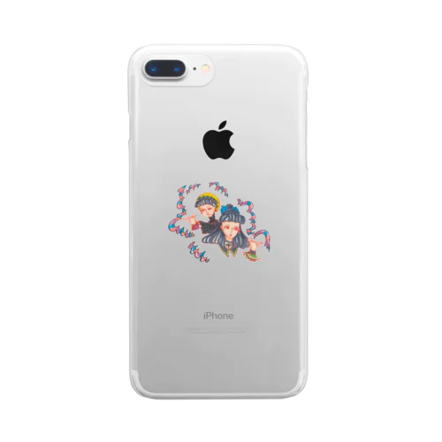 おんなのこたち Clear Smartphone Case