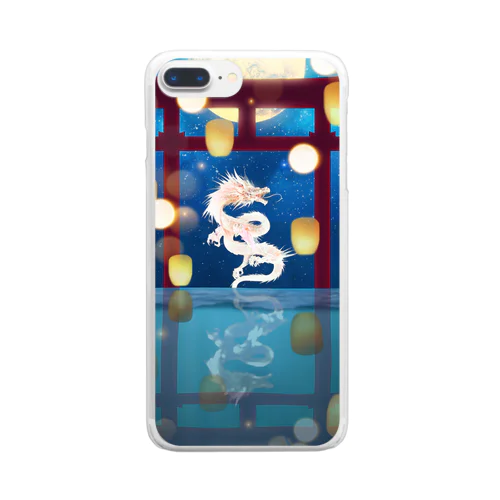 龍鳥居~ランタン~ Clear Smartphone Case