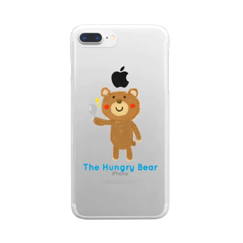 The Hungry Bear　ロゴあり Clear Smartphone Case