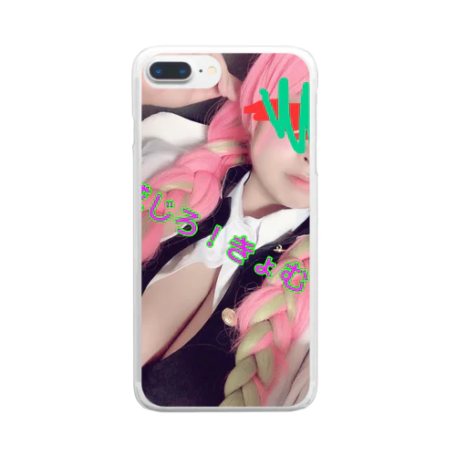 きょむりクソ雑雑貨 Clear Smartphone Case