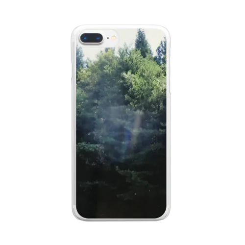 能登島神様写真 Clear Smartphone Case