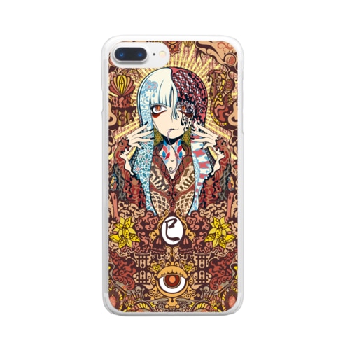 十二支巳(スマホケース) Clear Smartphone Case
