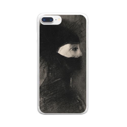 絵画プリント　オディロン・ルドン Clear Smartphone Case