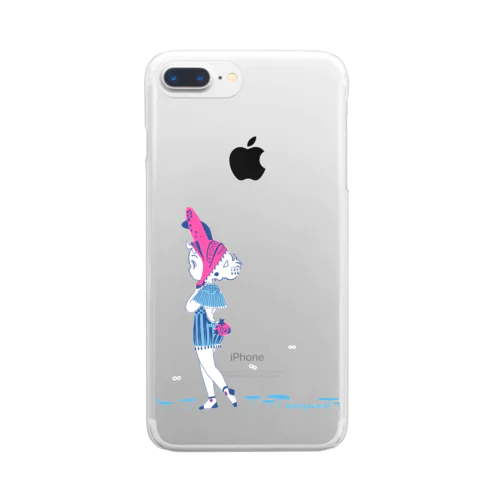 うさっこちゃん Clear Smartphone Case