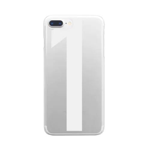 number 1 Clear Smartphone Case