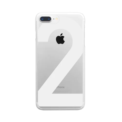 number 2 Clear Smartphone Case