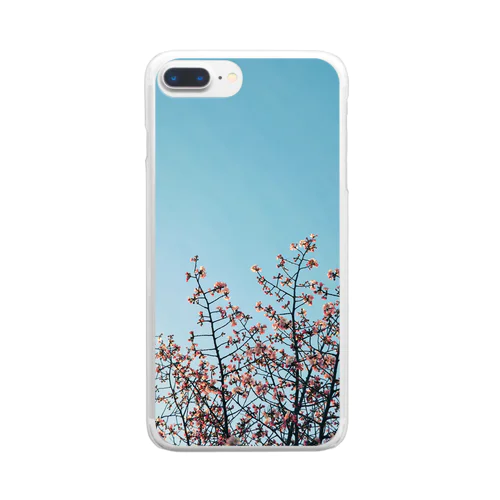 閉じかけの桜 Clear Smartphone Case