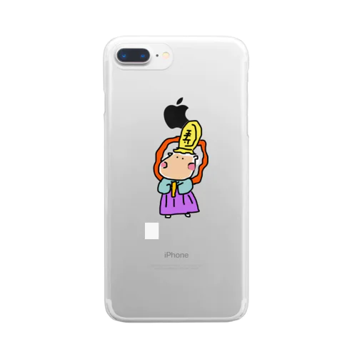 弁天さま Clear Smartphone Case