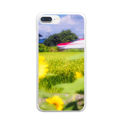 ひまわりとこまち（JR東日本） Clear Smartphone Case