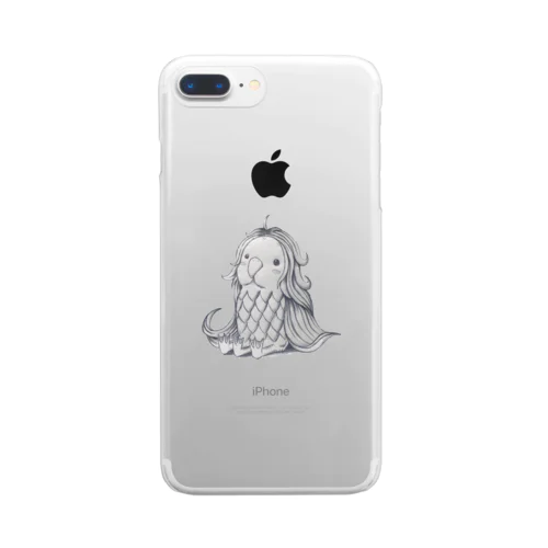 アマビエインコ Clear Smartphone Case