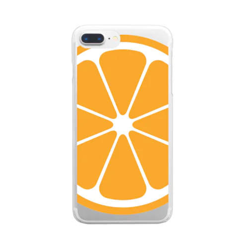 MIKAN's Logo Goods Clear Smartphone Case