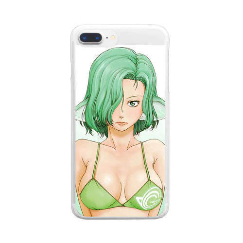 Green daughter -緑の女- Clear Smartphone Case