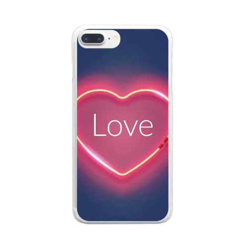 LOVE Clear Smartphone Case