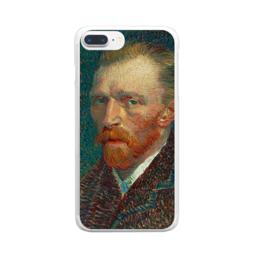 ゴッホ（Vincent van Gogh） / 自画像 （Selbstbildnis）1887 Clear Smartphone Case