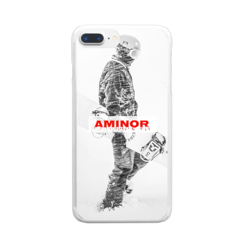 SNOWBOARDER Clear Smartphone Case