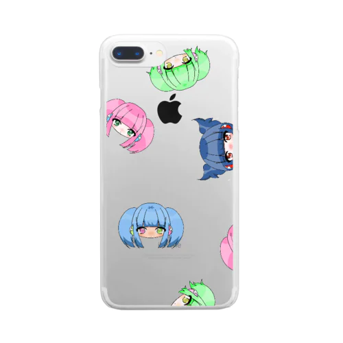 YOKUBARIちゃん Clear Smartphone Case