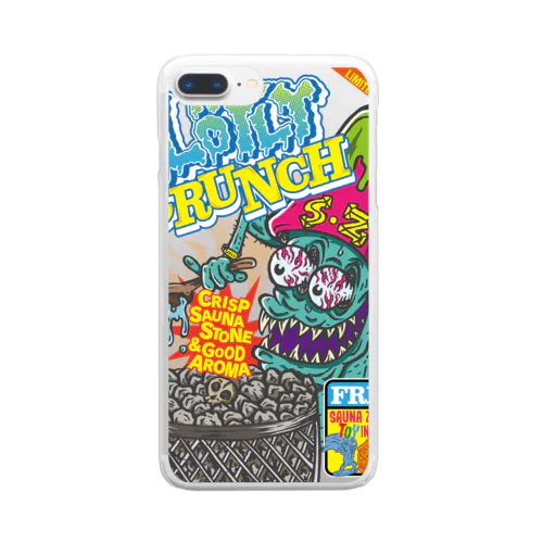 SAUNA ZOMBIES-LöYLY CRUNCH スマホケース- Clear Smartphone Case