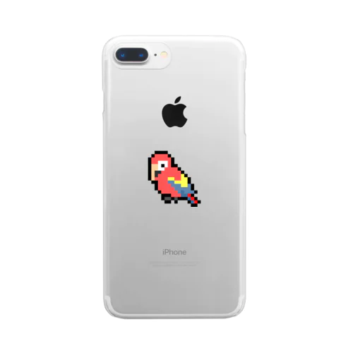 アカコンゴウインコ Clear Smartphone Case