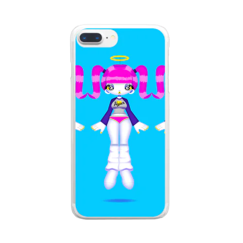 顔色最悪天使ちゃん Clear Smartphone Case