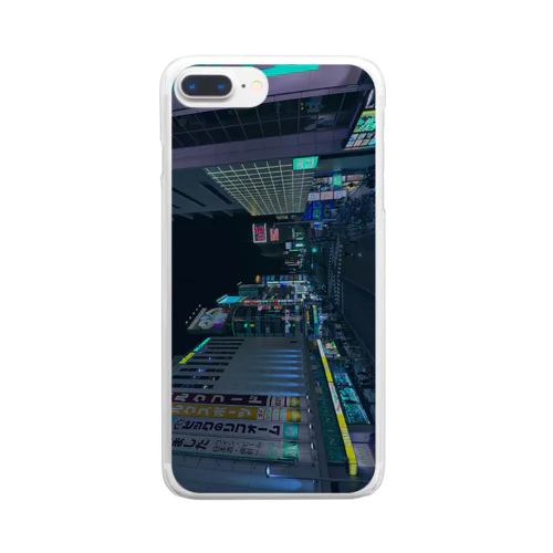 ねむれないまち Clear Smartphone Case