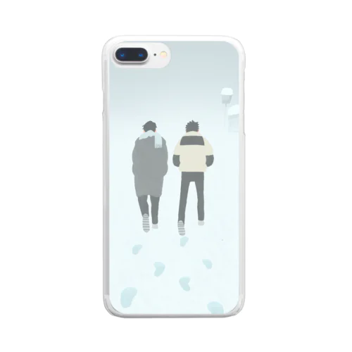 雪路 Clear Smartphone Case