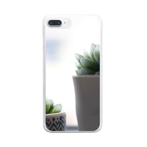 ハオルチア　多肉植物　 Clear Smartphone Case