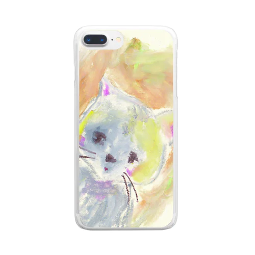 おはねこ Clear Smartphone Case