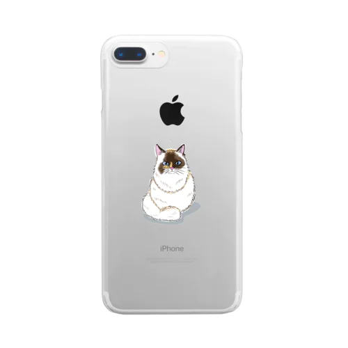 TAMA the cat Clear Smartphone Case