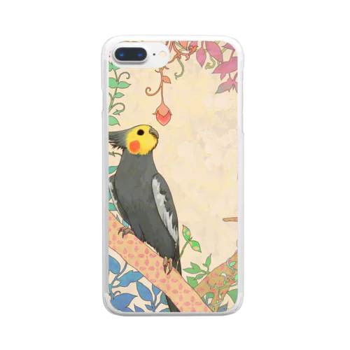 オカメインコ Clear Smartphone Case