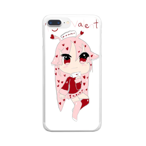 ハッピーバレンタイン！ Clear Smartphone Case