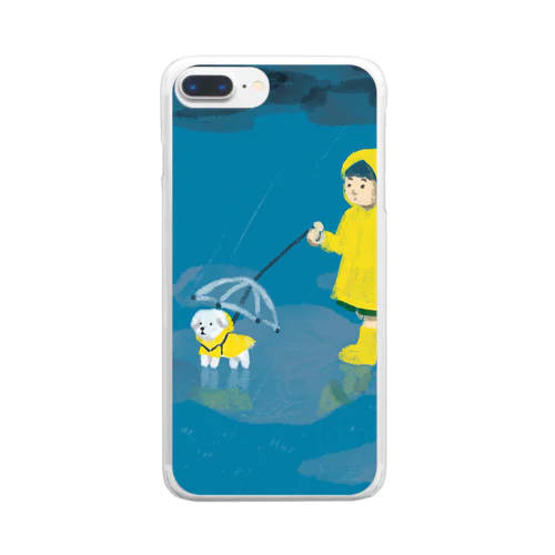 今日は早めに帰るよ Clear Smartphone Case