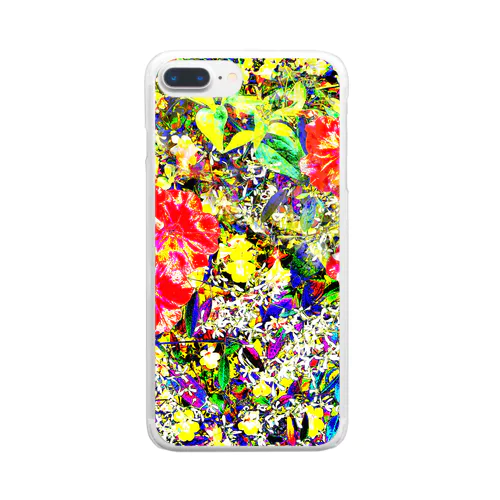 Vivid Flowers Clear Smartphone Case