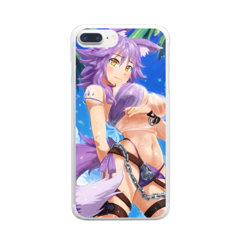 Princess Connect: Swimsuit Makoto Clear Smartphone Case