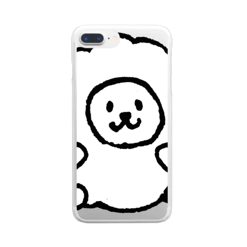 鎖骨ちゃん（前） Clear Smartphone Case