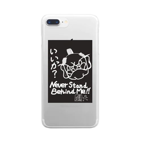 オリジナルTシャツ(百戦錬磨のモノノフ) Clear Smartphone Case