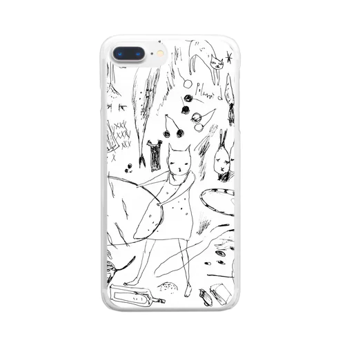 カゲ Clear Smartphone Case