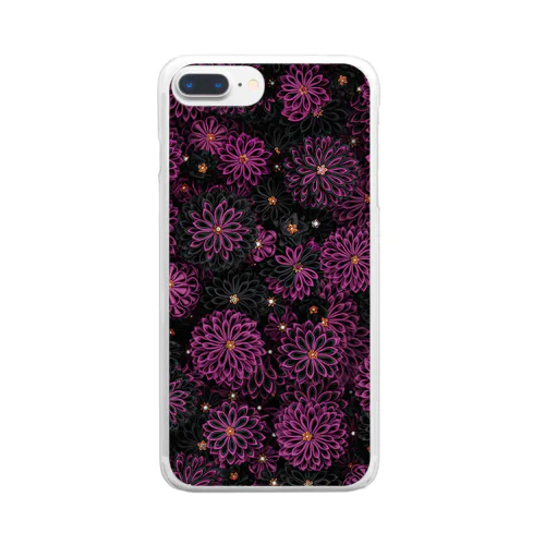 紫紺×墨色 Clear Smartphone Case