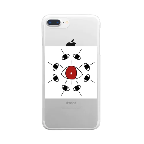 Nine eyes Clear Smartphone Case