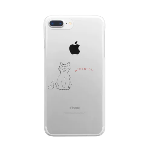 ツンデレの猫　RINA Clear Smartphone Case