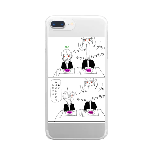 ゴミお Clear Smartphone Case