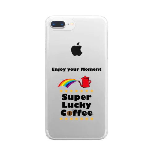 Super Lucky Coffee Clear Smartphone Case