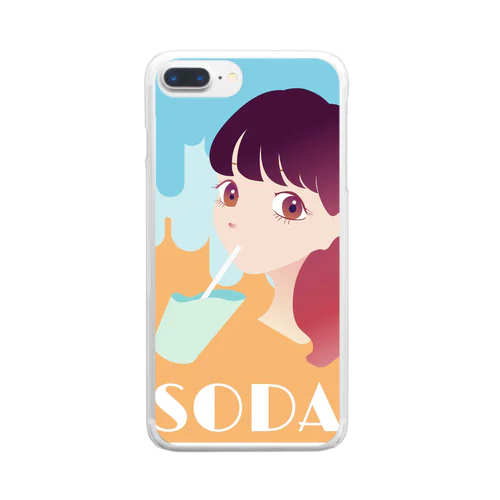 SODA. クリアスマホケース