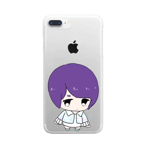 佐々木まゆちびキャラ Clear Smartphone Case